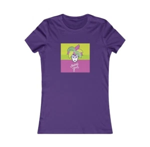 Mardi Gras Bright Colors Purple Tee | Womens | S-XXL - Picture 1 of 1