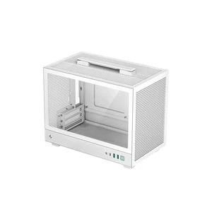 NEW DeepCool CH160 Tempered Glass SFF 16.5L Mini-ITX Case (White) R-CH160-WHNGI0 - Picture 1 of 7