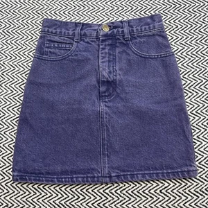Falda vaquera vintage Guess by Georges Marciano YOUTH 7 púrpura EE. UU. - Imagen 1 de 6