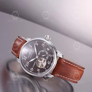 Zeppelin LZ 127 Graf Zeppelin  Automatikuhr 7666-4 Braun - Bild 1 von 6