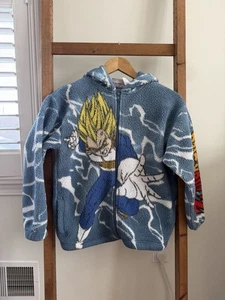 Dragon Ball Z Jungen Grafik Fleece Hoodie Vegeta Größe 10/12 Anime - Bild 1 von 4