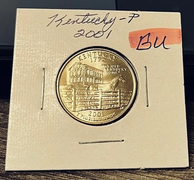 2001-P Kentucky State Quarter (Brilliant, Uncirculated) - Image 1 of 2