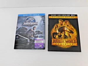 Jurassic World and Jurassic World Dominion - Blu-ray + DVD - Picture 1 of 2