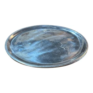 Vintage Nambe 554 Metal Alloy Solid Platter 12" Stamped Numbered - Picture 1 of 4