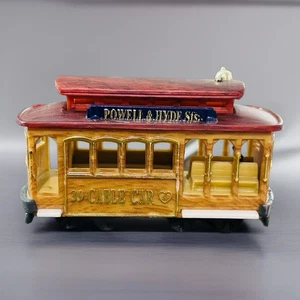 Vintage Powell Market & Hyde San Francisco Trolley Car Plastic 3" Long - Picture 1 of 3