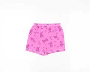 Barbie Girls Pink Unicorn Cotton Shorts 6-7 Years - Picture 1 of 12