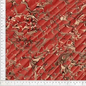 Hand Marbled Paper for Bookbinding, Spanish Pattern 48x67cm 19x26in Gold f864 - Picture 1 of 1