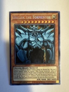 Obelisk the Tormentor (Secret Pharaoh's Rare) KICO-EN064 Kings Court 1st Edition - Picture 1 of 2
