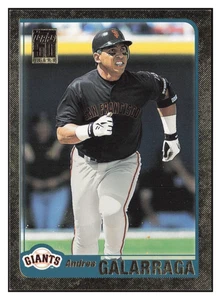 2001 Topps negociado oro Andrés Galarraga #T15 #566/2001 Gigantes de San Francisco - Imagen 1 de 2