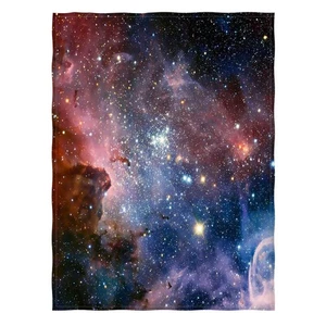 Space Throw Blanket, Galaxy Universe Star Fleece Blanket for Sofa Couch Chair... - Bild 1 von 7