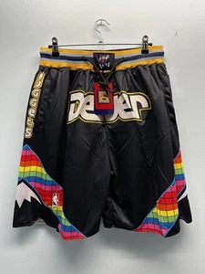 Men’s NBA Denver Nuggets Hardwood Classics Just Don Basketball Shorts XL NWT - Picture 1 of 5
