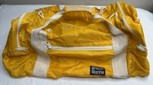 Vintage West Marine gelb weiß Reisetasche 20”x9” - Bild 1 von 7