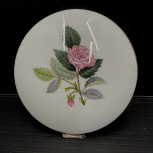 VTG Wedgewood Hathaway  Rose Bone China Trinket Box Made in England - Picture 1 of 9