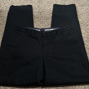 Dockers Classic Fit Pants Men's 32x34 Black Flex Comfort Chino Casual Stretch - Picture 1 of 5