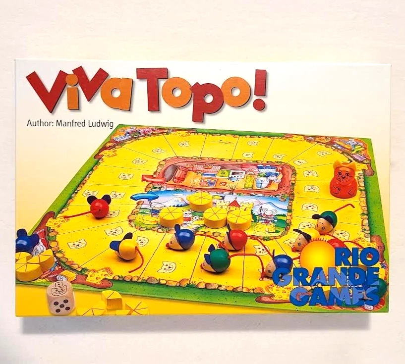 VIVA TOPO! Mouse Cheese Board Game 100% COMPLETE German Import Selecta Spielzeug - Image 1 of 4