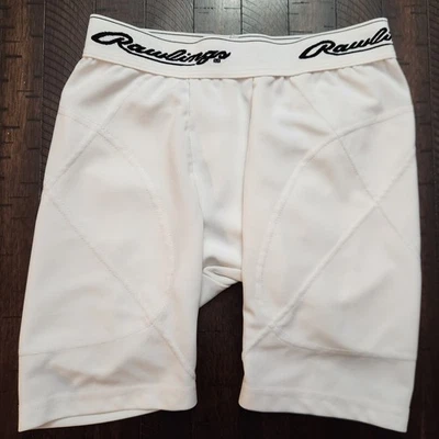 Rawlings Baselayer Sliding Shorts Youth Large White - Image 1 of 4