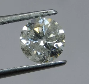 0.95 Ct Turkish Round Cut Lab Grown M VVS1 CVD Diamond Loose Gemstone O-11989 - Picture 1 of 6