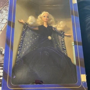 Vintage 1995 Sapphire Dream Barbie Limited Edition Puppe Mattel #13255 Neu - Bild 1 von 5