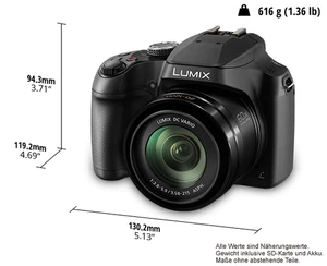 Panasonic LUMIX FZ82 Bridge Camera, 18.1MP 60X Wi-Fi, 4K Video Recording - Picture 1 of 2