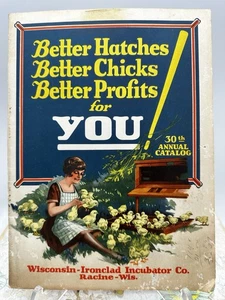 Wisconsin-Ironclad 30th Annual Catalog Incubators Brooders Racine, WI Ephemera - Picture 1 of 12