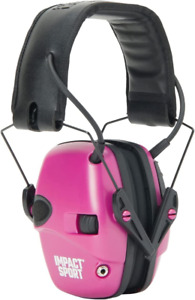 Howard Leight Impact Sport Electronic Shooting Earmuff, Youth/Small, Pink