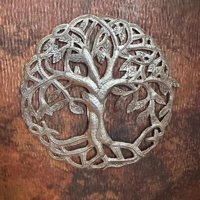 Small Tree of Life Ornaments Wall Sculpture, Home & Garden Decor, Handcrafted - Image 1 of 4