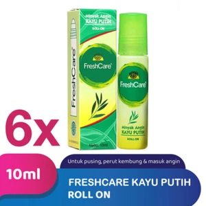 6 pcs FreshCare Kayu Putih Cajuput Eucalyptus Minyak Angin Aromatherapy Oil - Picture 1 of 5
