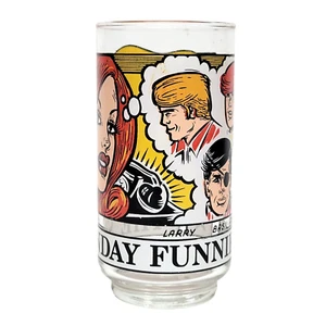 Vtg 1976 The Sunday Funnies Collectors Glass Brenda Starr Reporter Comic Strip - Picture 1 of 6