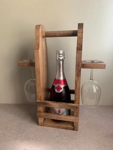 Wine Carrier / Wine Rack / Picnic Wine Bottle Holder - Picture 1 of 3