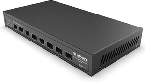 10GB SFP+ Switch (8 Port - Unmmanaged) - 10 Gigabit Ethernet Network Transceiver - Picture 1 of 8