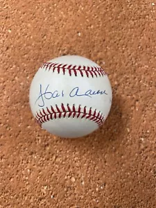 Hank Aaron Signed Baseball Steiner Jackie Robinson Anniversary 1449/1947 - Picture 1 of 9