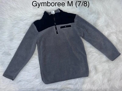 Pullover Gymboree Woodland Party Polar 1/4 Cremallera Talla M (7/8) Foto 1 de 4