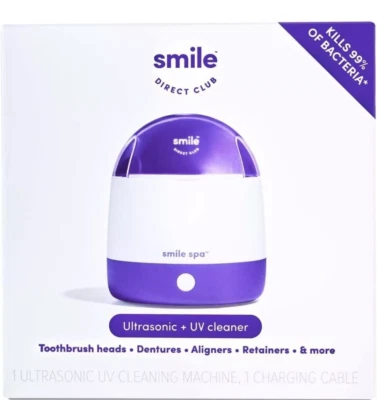 Máquina de limpieza ultrasónica y UV Smile Direct Club Smile Spa ~ Nueva en caja Foto 1 de 4
