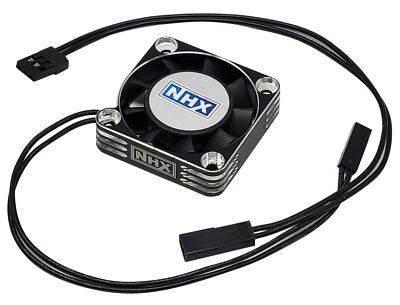 NEW NHX RC HV 40mm Aluminum Case High Speed 16000 RPM Motor / ESC Cooling Fan - Image 1 of 4