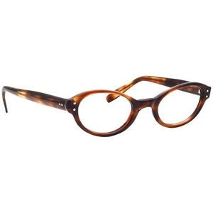 American Optical Eyeglasses Vintage Red Dot Screw Havana Cat Eye USA 43[]17 135 - Picture 1 of 6