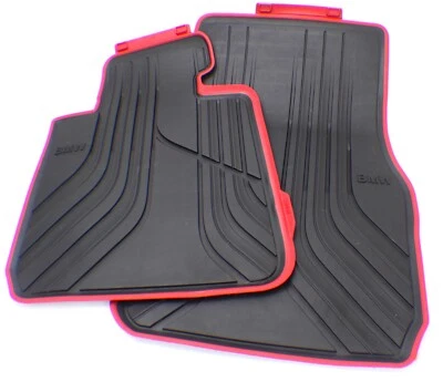Alfombrillas delanteras Sport Line nuevas originales BMW Serie 3 F30-31 F34 F80 221988 OEM Foto 1 de 2