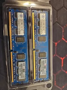 NANYA 4GB (2x2GB) DDR2 2Rx8 PC2-6400u -666-13-E1 RAM Memory NT2GT64U8HD0B-AD - Picture 1 of 4