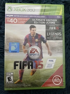 ⚽️⚽️Brand New!!! FIFA 15 Ultimate Edition (Xbox 360, 2014) Factory Sealed!!!⚽️⚽️ - Image 1 of 2