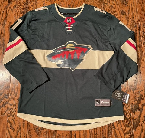 Fanatics Breakaway Minnesota Wild #11 Zach Parise Hockey Jersey Men's NWT Cover