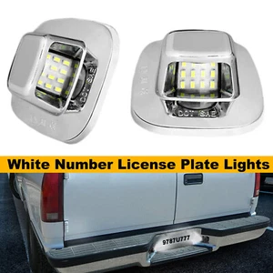 Lámpara de etiqueta blanca 6500K para 88-00 Chevy C/K 1500 2500 3500 - Imagen 1 de 10