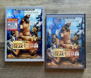 Brother Bear/Brother Bear 2 Movie Collection (DVD/Blu-Ray) Disney Slipcover NEW - Picture 1 of 4