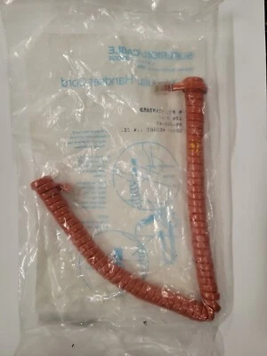 De colección NOS 6' Cable Superior Modular Auricular Cable de Resorte Óxido H4DU 124 Foto 1 de 3