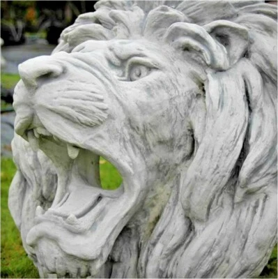 🔶 Wandrelief Löwe Löwenkopf Wasserspiel Steinfigur Steinkunst BLACKFORM - Bild 1 von 4