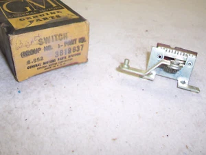 NOS Delco Heater Switch - 1963 Chevrolet - GM 3819637 - Picture 1 of 2
