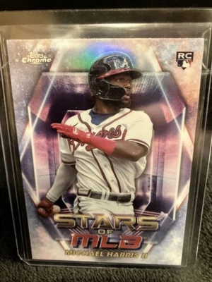 Michael Harris II 2023 Topps Chrome Stars of MLB Insert RC Pack Fresh New - Image 1 of 4