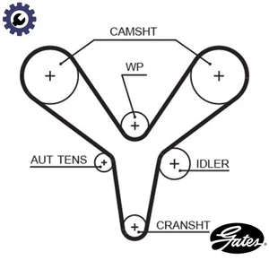 TIMING BELT 5527XS FOR LAND ROVER FREELANDER/Soft/Top/SUV MG 25 K4F 2.5L 6cyl 75 - Picture 1 of 9