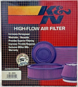 K&N 33-2015 High-Flow Air Filter New - Picture 1 of 6