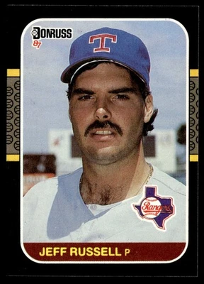 JEFF RUSSELL 1987 DONRUSS TEXAS RANGERS #550 - Image 1 of 2