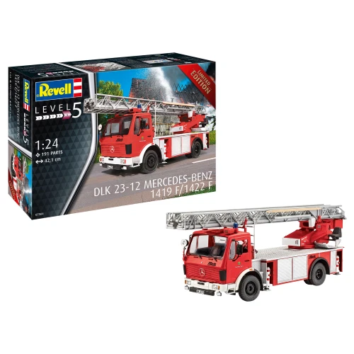 FIRE ENGINE MERCEDES 1419 F/1422 F KIT 1:24 Revell Kit Camion Modellino Nuovo - Immagine 1 di 1