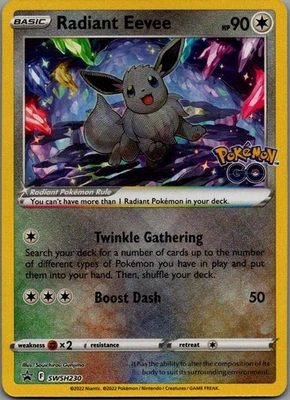 Radiant Eevee Promo SWSH: Sword & Shield Promo Cards SWSH230 NM - Image 1 of 2
